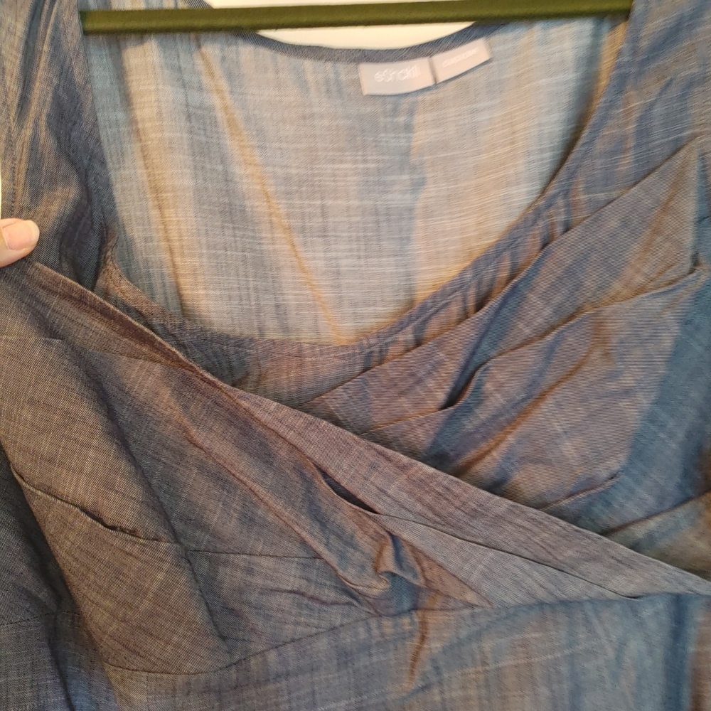 Blue Sleeveless Dress - Picture 3 of 7